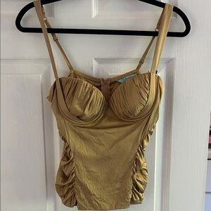 Marciano Gold Silk Blend Top